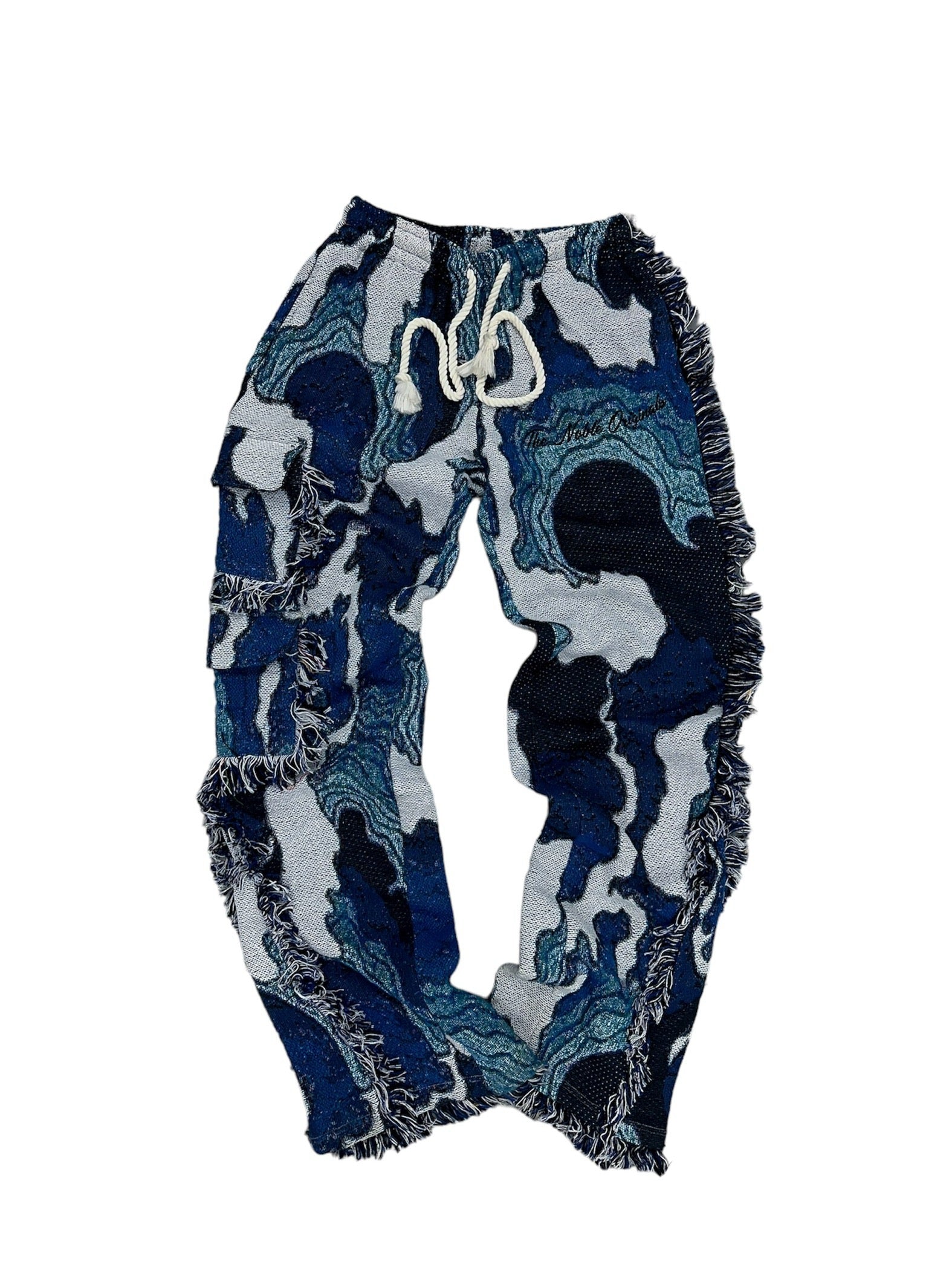 “BLUE CLOUD” Pattern Tapestry Pants